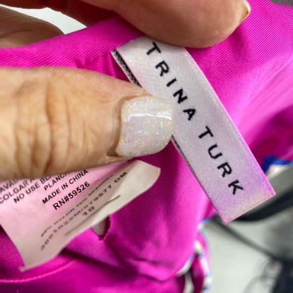 Trina Turk Sevilla V Plunge one piece swimsuit - Picture 7 of 7